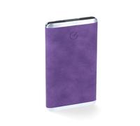 Power Bank Batteria Esterna 5000mAh 5V 2,1 A USB MicroUSB Viola