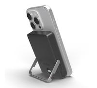 Power bank battery pack 10.000 mAh wireless con supporto stand integrato e LCD