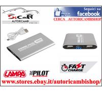 POWER BANK CARICA BATTERIA PORTATILE 2 PORTE USB - 4000 mAh - Con cavo Micro Usb