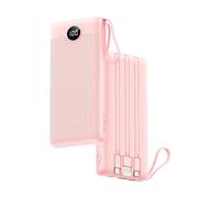 Power bank Caricabatterie portatil da 20000mAh a ricarica rapida tre cavi Micro