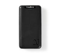 POWER BANK CARICABATTERIE PORTATILE 20000 MAH 3 USCITE 2 INGRESSI NEDIS