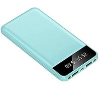 Power Bank, Caricabatterie Portatile 20000Mah Deluxe, Mini Ricarica Ultra-Compatta Ad Alta Velocità Le Batterie Esterne Più Piccole Caricabatterie Portatili Design Ultra Sottile, Bianco, 100