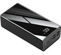 Power Bank, Caricabatterie Portatile PowerBank 40000-80000Mah Caricatore Usb Portatile 4 Uscite 3 Ingressi Display Led, Cavo Batteria Esterna Per Tutti I Telefoni Cellulari, Ricarica Rapida,