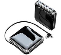 Power Bank, Caricabatterie portatile PowerBank, Batteria esterna mini ultracompatta con display a LED da 10000 mAh, leggera, con tecnologia di ricarica ad alta velocità, per il 99% dei dispo