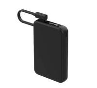 Celly Powerbank sottile da 20 W con cavo USB-C integrato, capacità 10000mAh