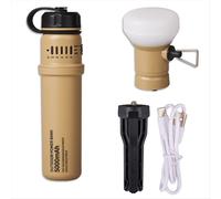 Power Bank di grande capacità con luce da campeggio portatile integrata per esterni