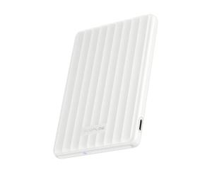 Power bank EcoFlow RAPID Mag|5000 mAh|7,5 W ricarica magnetica|Caricabatterie portatile wireless|20 W USB-C|Ricarica da 20 W, per iPhone serie 16~12&AirPods con custodia di ricarica wireless|Bianco