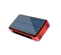 power bank fast l batteria Solar Power Bank 50000mAh USB Caricabatterie portatile con 4 uscite 3 ingressi Powerbank a ricarica rapida Luce da campeggio