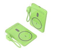 Power Bank Inalámbrico Leotec 5000mAh 20W Verde