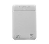 POWER BANK ISY Ultra Slim 5000 mAh, Bianco