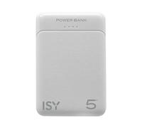 POWER BANK ISY Ultra Slim 5000 mAh, Bianco