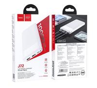 Power Bank J72 Easy Travel 10000mAh Micro-USB Type-C 2 USB 37Wh 225g Bianco