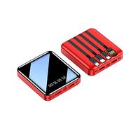 Power Bank Laptop Power Bank/Viene fornito con cavo banca di potere grande capacità 20000mAh alimentazione mobile (10000mA/ rosso)