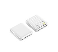 Power Bank Laptop Power Bank/Viene fornito con cavo power bank di grande capacità 20000mAh alimentatore mobile (10000mA / bianco)