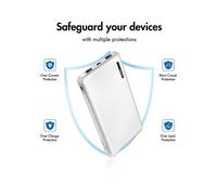 POWER BANK LOGILINK PA0328WRF 10000 mAh, Bianco, Argento