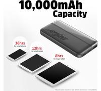 Energizer UE10050CC Power Bank ai polimeri di litio da 10000 mAh, nero