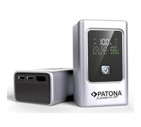 Power bank PATONA 4238 10000 mAh Silver Power Delivery Quick Charge Display