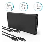 Pazzimo Powerbank Batteria Supplementare Pd + QC 3.0 12.000mAh Usb-C Carica