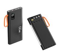 Power Bank, per caricabatterie portatile a ricarica rapida a due vie Pd66W Mobile, sottile, ricarica rapida, grande capacità 20.000 mAh, adatto per vari telefoni cellulari/dispositivi di ricarica