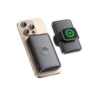 Power Bank per Magsafe, 10000 mAh, con caricatore i-Watch, batteria esterna per Apple Watch/iPhone 16/15/14/13/12 serie