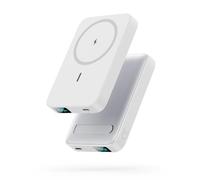 Power Bank per Magsafe 10800mAh, Powerbank Magnetico Wireless USB-C PD 22,5W Caricatore Portatile Ricarica Rapida con Supporto Pieghevole e LCD Display per iPhone 16/15/14/13/12 Pro/Pro Max/Mini/Plus