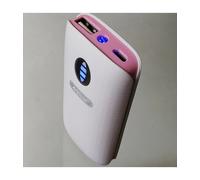 POWER BANK PORTATILE 5000MAH CON TORCIA A LED 2 PORTE USB RICARICA VELOCE Q-T69