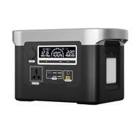 Power Bank, Portatile All'aperto 800W 220V Grande Capacità Mercato Notturno Stalla Tour di Guida Autonoma Campeggio Accumulo di Energia Interruzione di Corrente Emergenza, Nero-480Wh