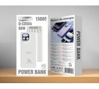 Power Bank Portatile Andowl 15000mAh 66W - Bianco o Nero