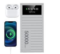 Power Bank Portatile - Dispositivo Di Caricabatterie Veloce | Pacchia Pacchia Di Capasione Della Capasione Della 50000mah Per I Computer Di Pella Computtatici, Banco Energia Di Displase Led Per La Ric