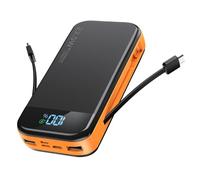 Power Bank Power Bank / 32000Mah PD Ricarica Rapida Alimentatore Mobile di Grande Capacità Condiviso Portatile con Cavo, Giallo