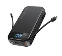 Power Bank Power Bank / 32000Mah PD Ricarica rapida Alimentatore mobile di grande capacità Condiviso portatile con cavo, nero