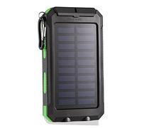 Power Bank, Power Bank a ricarica rapida, 50.000 mAh, confezione con torcia, verde