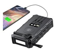 Power Bank - Power Bank Del Pacco Batteria | Batterie Esterne, Banca Di Alimentazione Della Batteria Solare, Banco Di Alimentazione Del Caricabatterie Con Torcia, Funzione Di Allarme SOS Incorporata E