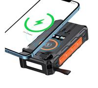 Power Bank - Power Bank Del Pacco Batteria | Batterie Esterne, Banca Di Alimentazione Della Batteria Solare, Banco Di Alimentazione Del Caricabatterie Con Torcia, Funzione Di Allarme SOS Incorporata E