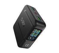 SBS Pulse Power HD 35W, 10000mAh, Power Delivery (PD 3.0 PPS), AFC, PowerBank con Ricarica Rapida, High Density, Display LCD AI, USB-C, USB-A, Caricabatterie Portatile da Viaggio, Compatto, Nero