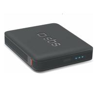 SBS NanoTube PowerBank HD, 5000mAh, Intelligent Charge (IC) 10W, Power Bank con Ricarica Rapida, Tecnologia Alta Densità, USB-C, Caricabatterie Portatile da Viaggio, Design Compatto, Nero