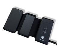 Power bank solare (10000mAh) - 6 pannelli - nera