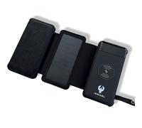 Power bank solare (10000mAh) - 6 pannelli - Nera KP18694