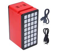 Power Bank solare da 100000 mAh, caricabatterie solare portatile for telefono, 4 porte USB in uscita e 2 porte in ingresso, 3 modalità di illuminazione, caricabatterie rapido wireless