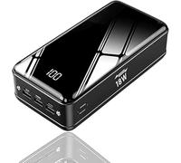Power Bank Telefono Portatili Power Bank 60000Mah, [4 Uscite 3 Ingressi] Caricabatterie Del Telefono Caricabatterie Portatile Nuovissimo Specchio di Vernice Per Pianoforte Pacco Batteria Est