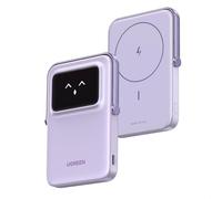 Power Bank UGREEN PB571 5000mAh Magnetico Wireless Display Supporto Viola