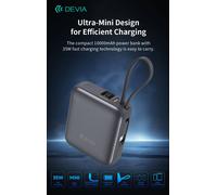 Power Bank Ultra1 carica rapida PD 35W 10.000 mAh con cavo Tipo-C