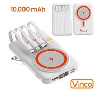 POWER BANK UNIVERSALE 10.000 mAh CON MAGSAFE RICARICA WIRELESS VINCO 00010