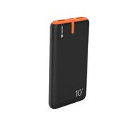 Power Bank Universale Tracer 10000mAh USB C 2A Nero Arancione TRABAT47513