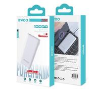 POWER BANK USB C CARICABATTERIE PORTATILE 20W CARICA RIMANENTE LED 10000 MAH P19