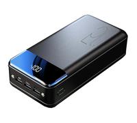 Power Bank USB C da 40000 mAh/80000 mAh con display LED, caricabatterie portatile a ricarica rapida di tipo C compatibile con smartphone e tablet(40000mah,D)