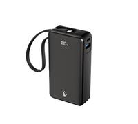 Power Bank VulTech VPB-LP10BK 10000mAh LCD QuickCharge 35W cavo Type-C integrato