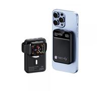 Powerbank - Power Bank Wireless Magnetico 3 In 1 Con Led 10.000 Mah 22,5w Nero