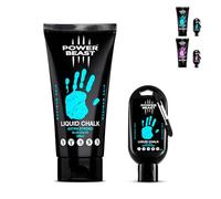 POWER BEAST Magnesite Liquido Colorato, Climbing Chalk | Liquid Chalk | Gesso Liquido, Cross Training Grip, Calisthenics, Sollevamento Pesi, Tennis, Arrampicata, Pole Dance, +50Ml Extra. (Blu)