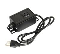 Power Box Pulsante Argento Controllo Singolo Presa Smaltimento Spazzatura